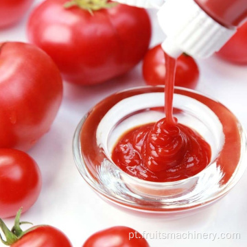 Reembalar a linha de processamento de molho de tomate